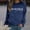 Style1-Blue sweatshirt for women, variant on ersvoioy Womens Remember Your Why Sweatshirt Round Neck Printed Loose Fit Long Sleeve for Fall Blue S