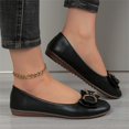 thumbnail image 6 of CPNG Womens Pointed Toe Collection Cute Bow Trim Ophelia Ballet Flat Ankle Tie Fashionable Comfort Soft Casual Business Formal Shoes Classic Office Dress Party Shoes, 6 of 6