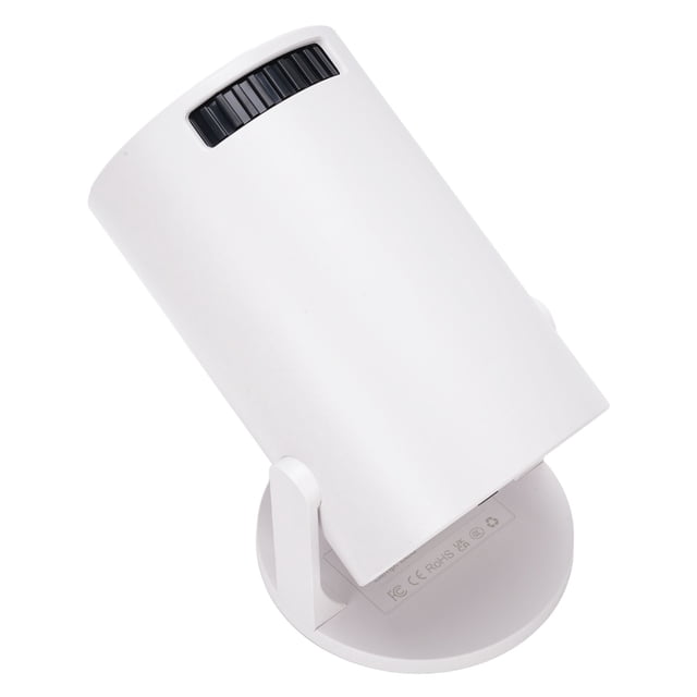 Projecteur Portable, Projecteur Réglable à 270 Degrés Compact ABS pour Téléphone Intelligent Noir, Blanc