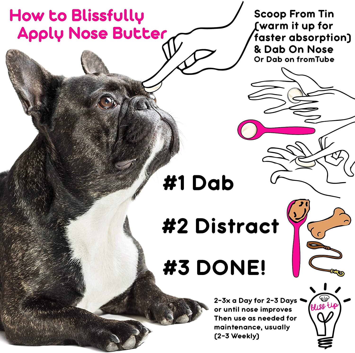 french bulldog dry nose cream