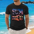 thumbnail image 2 of Leey-World Mens Originals Lightweight T-Shirt, Crewneck T-Shirts for Men, Tri-Blend Tee, Tall Sizes Mens Tshirt(Black,2XL), 2 of 5