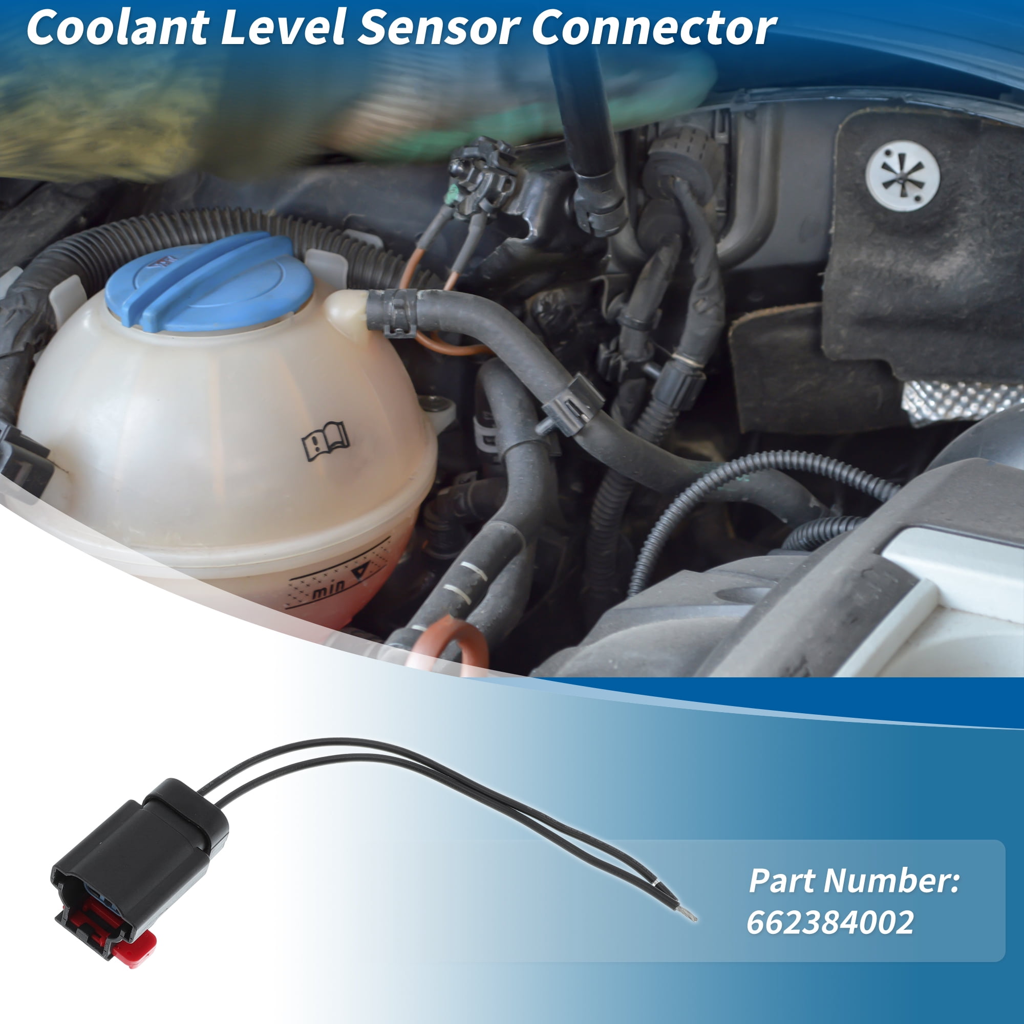 Unique Bargains Coolant Level Sensor Connector for Freightliner Cascadia 2008-2023