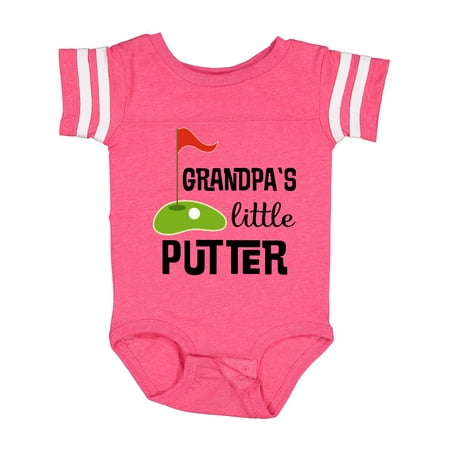 

Inktastic Golfing Grandpa Little Putter Gift Baby Boy or Baby Girl Bodysuit