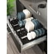 thumbnail image 1 of 1pc Multifunctional Dish Rack With Drain For Kitchen Cabinet, 1 of 5