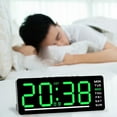 thumbnail image 3 of uhnmki Digital Alarm Clock Electronic Clock Functional LED Clock Children S Bedside Silent Clock 2.5x15.5x6.3cm, 3 of 6