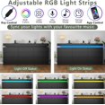 thumbnail image 4 of Black 9 Drawers Dresser with Charging Station and LED Lights for Bedroom, Modern Chest of Drawers for Closet, Wide Dresser Organizer for Bedroom, Living Room, Entryway, 4 of 7