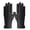 Black, variant on PMVFHDE Gloves & Mittens Ladies Windproof Thick Winter Versatile Solid Cold Autumn Warm Knit Accessory Khaki - M
