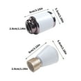 thumbnail image 5 of TIERPOP 4pcs Elegant Curtain Rod End Caps Contemporary Design Curtain Finials Caps Upgrades for Residential & Commercial Use, 5 of 20