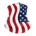 thumbnail image 2 of AWASD USA Flag Neck Gaiter Face Masks for Men Women Star Stripe Print Breathable Summer Cooling Neck Gaiter UV Face Mask Sun Protection Neck Gaiter One Size Red, 2 of 4