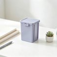 thumbnail image 3 of Tepsmf Macaron Color Rectangular Storage Box with Lid Desktop Plastic Small Organizer Container for Pens Crafts Desk Supplies, 3 of 6