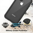 thumbnail image 6 of iPhone 11 6.1" Case,Allytech Dual Layers Silicone Built-in Screen Protector Heavy Duty Defender Full Protective Anti-Scratch Wireless Charging Support Anti-Fingerprint Cover for Apple iPhone 11,Black, 6 of 12