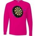 thumbnail image 3 of Inktastic Dart Board Long Sleeve T-Shirt, 3 of 5