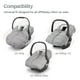 thumbnail image 4 of UPPAbaby CozyGanoosh for Aria and Mesa Infant Car Seat Carriers/Easily Attaches to Aria, Mesa, Mesa V2, Mesa Max/Ultra-Plush, Weather-Proof/Light Grey, 4 of 5