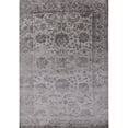 thumbnail image 1 of Ahgly Company Indoor Rectangle Mid-Century Modern Silver Pink Oriental Area Rugs, 5' x 7', 1 of 6
