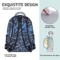 thumbnail image 2 of Chemistry Biology Students Backpack Scientific Knowledge Science Classroom School Bag with Physics Astronomy Engineering Design, Lightweight and Wear-Resistant, 2 of 6