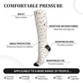 thumbnail image 3 of Lsque Dachshund Dog Puppy Pattern Sport Compression Socks for Men & Women 15-20 mmHg Knee High Nurse Pregnant Running Medical and Travel Athletic, 3 of 6