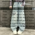 thumbnail image 2 of breaise Baggy Jeans for Girls Wide Leg Ripped High Waisted Denim Pants Cute Summer Trousers Y2K Streetwear 5-15Y, 2 of 7