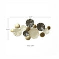 thumbnail image 3 of LuxenHome Modern Multi-Color Abstract Metal Wall Art, 45.7" W Contemporary Home Decor, 3 of 12