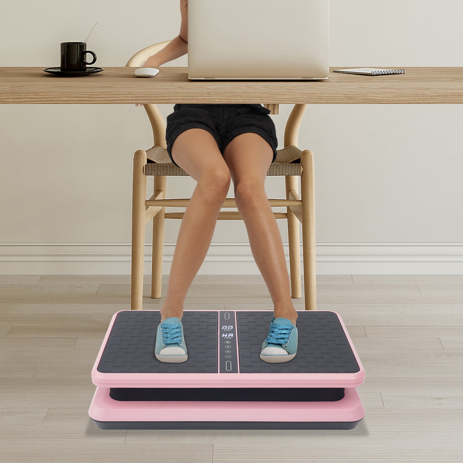 Vibration Plate Exercise Machine with Remote Control, Multi-speed Adjustment Functions