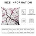 thumbnail image 6 of Nawypu  Throw Pillow Cover Japanese Cherry Asian Style Garden Tree Branch Flowers Blossom Beautiful Floral Decor Lumbar Pillow Case Cushion for Sofa Couch Bed,Set of 2, 6 of 6