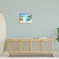 thumbnail image 3 of Stupell Industries Blue Beach Chairs Scene Landscape Painting Gallery Wrapped Canvas Art Print Wall Art, 20 x 16, 3 of 8
