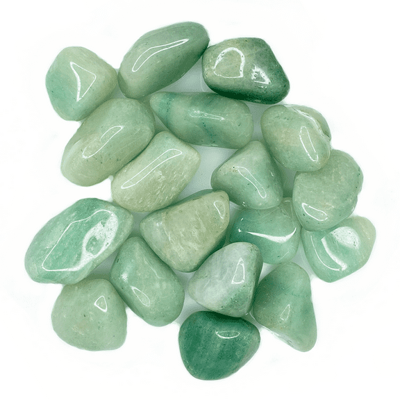 Bulk Tumbled Stone - Large - Green Aventurine from Brazil Weight: 1 LB