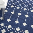 thumbnail image 6 of Nourison Grafix Moroccan Navy 6' x 9' Area Rug, (6x9), 6 of 8