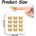 thumbnail image 2 of 240Pcs Self-Adhesive Crown Planner Stickers 0.59x0.94 Inch Gold Crown Scrapbook Paper Stickers Crown Stickers for Scrapbooking Planner Calendar DIY Crafts Party Decor Gift Bag Seal, 2 of 8