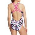 thumbnail image 3 of Speedo Women's Printed Thin Strap One Piece Swimsuit (Festival Fuchsia, 6), 3 of 3