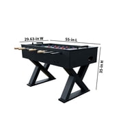 KICK Dominator 55 Foosball Table (Black)