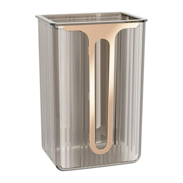 Caja de pañuelos de papel para almacenamiento de servilletas, decoración con tapa, contenedor de pañuelos faciales para Marrón