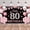 Rose Gold Black 80, variant on Happy Birthday Decorations, Rose Gold and Black Birthday Fabric Photo Backdrop Background for Men Women Anniversary Party Decor, 180×110cm