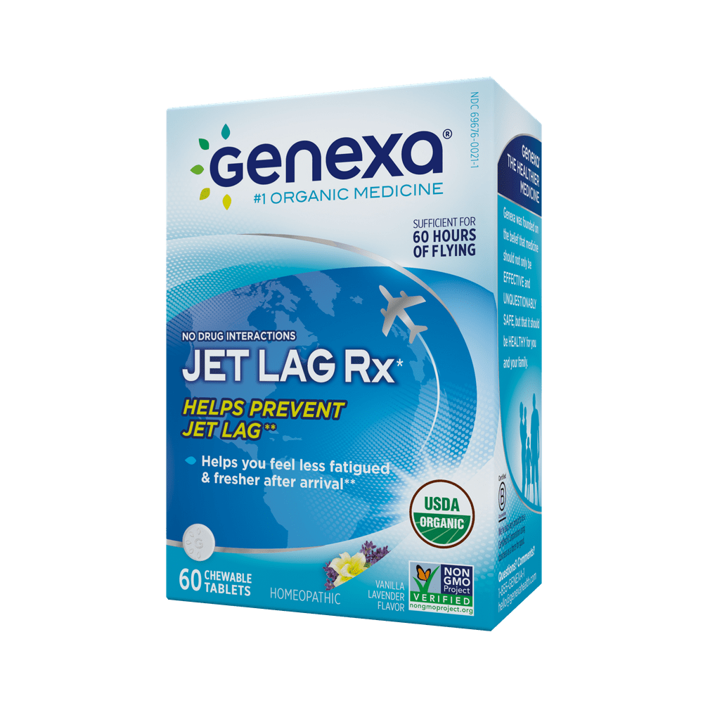Genexa Jet Lag Homeopathic Relief Certified Organic, Physician