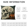 thumbnail image 5 of PHYHOO Halloween Pillow Covers  Skull Ghost Pillowcase Stay Spooky Holiday Farmhouse Throw Pillows Indoor Outdoor Couch Cushion Case for Home Sofa Decor, 5 of 5