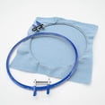 thumbnail image 4 of Letairis Embroidery Hoop Cross Stitch Spring Tension Frame Holder Frame Adult DIY Display Supplies blue, 4 of 9