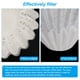 thumbnail image 4 of Uxcell 100Pcs 1-2 Taza Filtros de Café Blancos Desechables para Cafeteras de Goteo Universal 6.1*1.8", 4 of 6