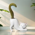 thumbnail image 1 of Maceta suculenta con forma de gato de cerámica maceta de flores con animales s para decoración interior del hogar, 1 of 4