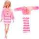 thumbnail image 3 of Ropa de muñeca de Barbies rosa, abrigo, pantalones, vestido, regalo, accesorios de Barbies, artículos en miniatura, 30Cm y 11,8 pulgadas, 1 piezas, 3 of 4