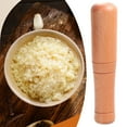 thumbnail image 5 of HWHCGZ 2Pcs 7 Inchces Wood Pestle Muddler Garlic Grinder Mashers Food Grinding Stick Tool for Bartender and Home Use,Brown, 5 of 7
