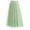 Solid Color, variant on Yueyer Women's Long Skirt Daisy Embroidery Mesh Solid Color High Waist Flowy A-line Midi Skirt