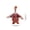 Red, variant on GFHFHITJ 4th of July Porch Goose Clothes, Patriotic Goose Costume for Outdoor Decor | for 7"H Polyester Statue, Independence Memorial Day Garden Patio Decoration