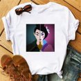 thumbnail image 3 of Camiseta con estampado con dibujo de princesa Mulan de dibujos animados de Disney para mujer, camisetas de manga corta a la moda para mujer, camisetas informales para chica, camiseta para mujer, 3 of 5