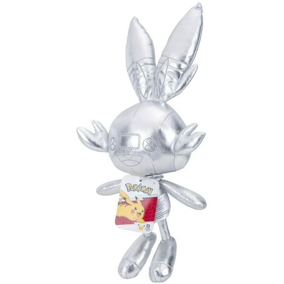 Pokemon 25th Celebration 8" Silver Scorbunny Plush