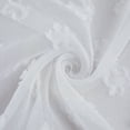thumbnail image 4 of Set of 2 Jacquard Tassel Window Drapes Pompom Curtain Panels for Bedroom Living Room, White, 52"W x 95"L, 4 of 7