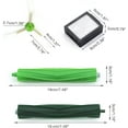 thumbnail image 6 of Roomba Vacuum Replacement Parts Bundle: 2 Rubber Brushes + 3 HEPA Filters + 3 Side Brushes | Compatible with i3/i4/i6/i7/i8/j7/e5/e6/e7 Series, 6 of 7