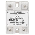 thumbnail image 1 of Módulo De Relé De Estado Sólido Ssr Ac-Ac Entrada 90-250V Ca Salida 24-480V Ca,Ssr-25 Aa 25A Scienceny TO003556-00, 1 of 7