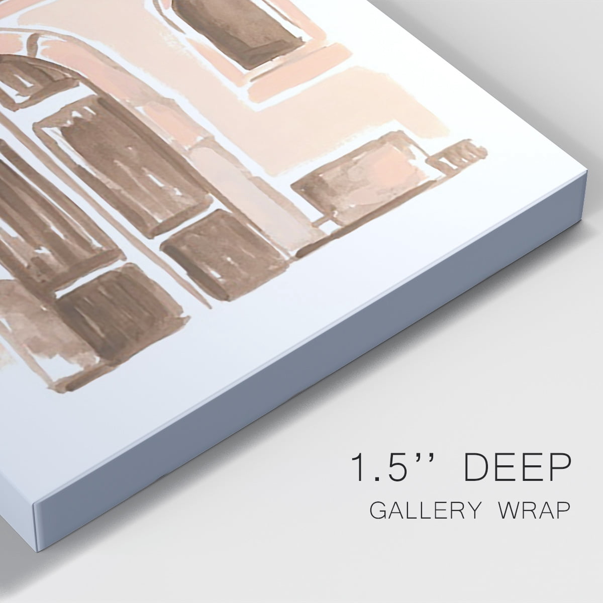 Blush Architecture Study V Premium Gallery Wrapped Canvas - Ready to Hang