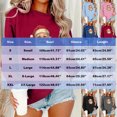thumbnail image 3 of Women’s Retro Santa Claus Graphic Christmas Sweatshirt Long Sleeve Holiday Pullover Top Festive Xmas Shirt Soft Casual Sweatshirt for Cozy Seasonal Celebrations, 3 of 4