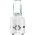 thumbnail image 2 of Juiceman® 3-in-1 Electric Juicer, Blender & Pulp Extractor – 2 L Removable Pulp Container & 24 oz Portable Blending Jar – White (Model JM3000C) – New (Open Box), 2 of 8