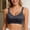 Black, variant on Women's Shiny Gel Strip Soft Support Lifting Bra Wireless Seamless One Piece Design Side Bust Control Lightweight Shaping Lace Trim V Neck Comfort Tshirt Bralette Beige XXL